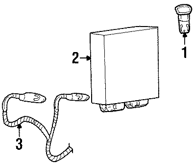 DAYTIME RUNNING LAMP COMPONENTS. Diagram