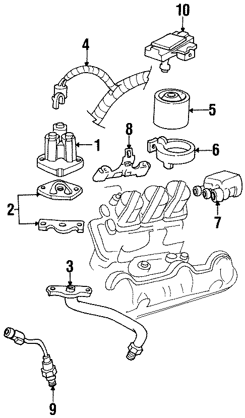 Diagram EMISSION SYSTEM. for your 2018 Chevrolet Equinox   