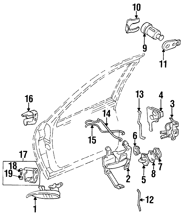 9FRONT DOOR. LOCK & HARDWARE.https://images.simplepart.com/images/parts/motor/fullsize/CR95431.png