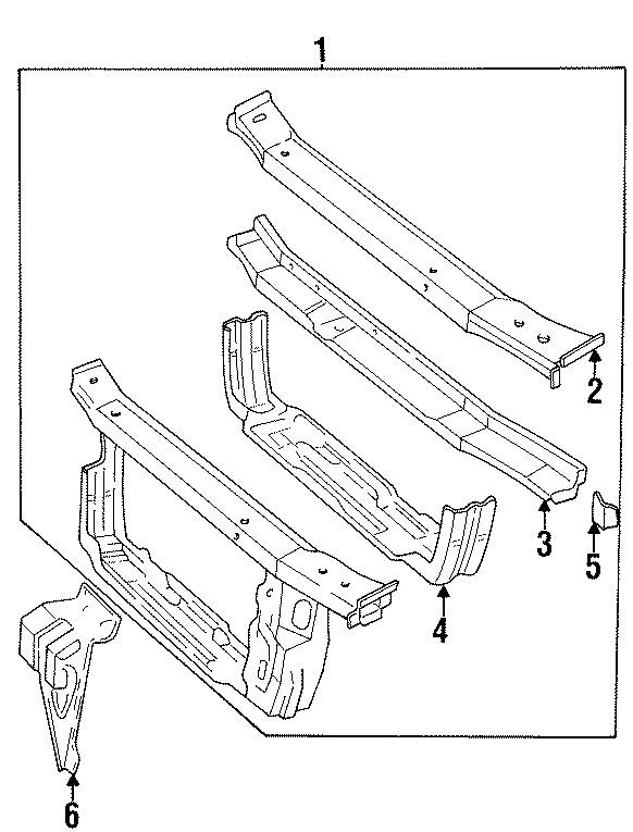 4RADIATOR SUPPORT.https://images.simplepart.com/images/parts/motor/fullsize/CR95825.png