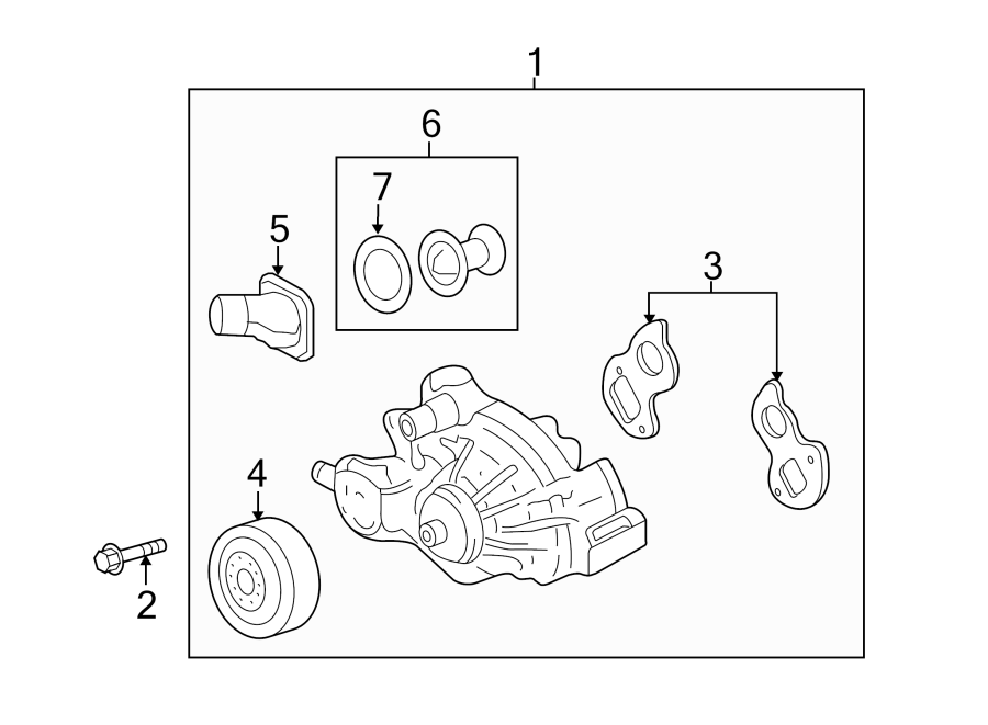 WATER PUMP. Diagram