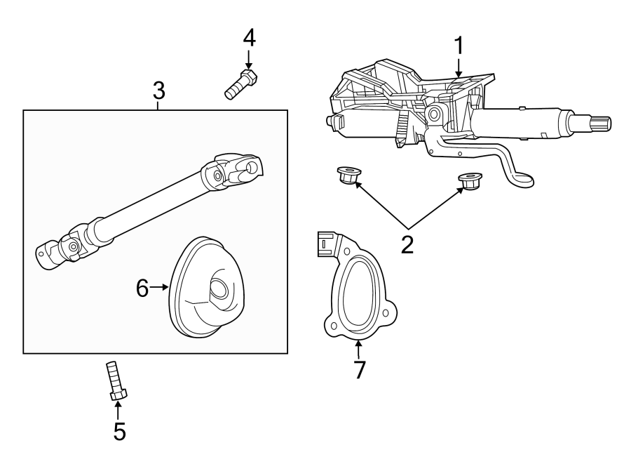 2STEERING COLUMN ASSEMBLY.https://images.simplepart.com/images/parts/motor/fullsize/CS14265.png