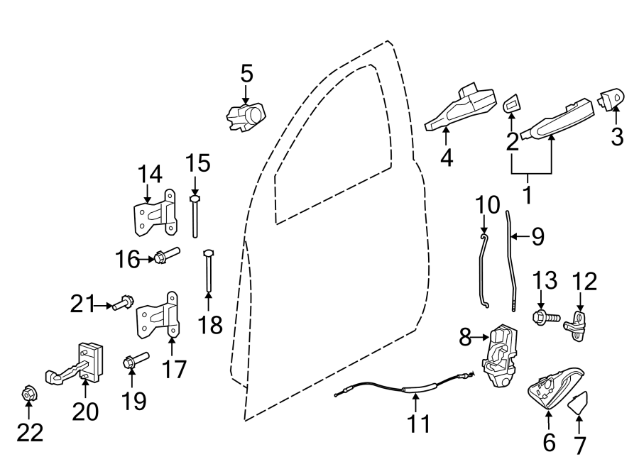 3FRONT DOOR. LOCK & HARDWARE.https://images.simplepart.com/images/parts/motor/fullsize/CS14450.png