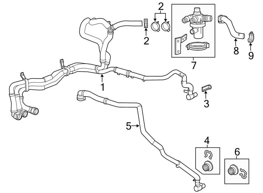 Radiator & components.