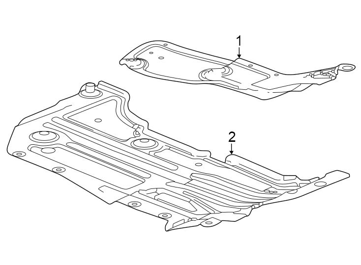 2Radiator support. Under cover & splash shields.https://images.simplepart.com/images/parts/motor/fullsize/CT16032.png