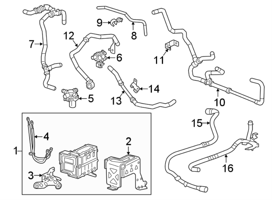 HEATER COMPONENTS. Diagram