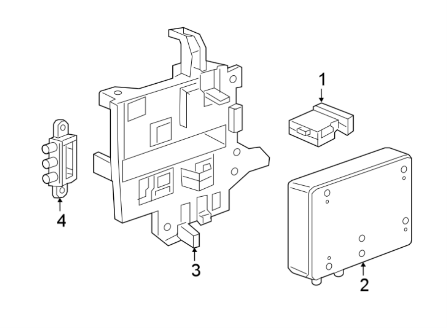 Diagram COMMUNICATION SYSTEM COMPONENTS. for your 2018 Chevrolet Equinox LS Sport Utility 1.5L Ecotec A/T FWD 