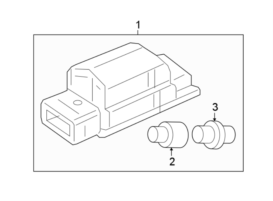 Diagram REAR LAMPS. LICENSE LAMPS. for your 2006 GMC Sierra 2500 HD 6.6L Duramax V8 DIESEL M/T 4WD SLE Standard Cab Pickup 