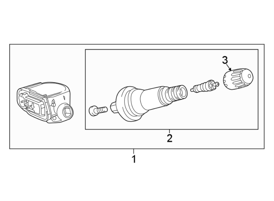 TIRE PRESSURE MONITOR COMPONENTS.