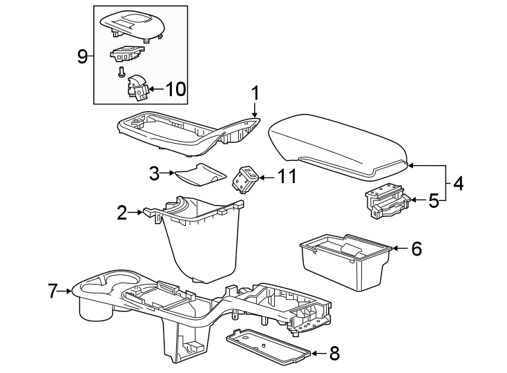 Diagram Center console. for your 1987 Buick Century   