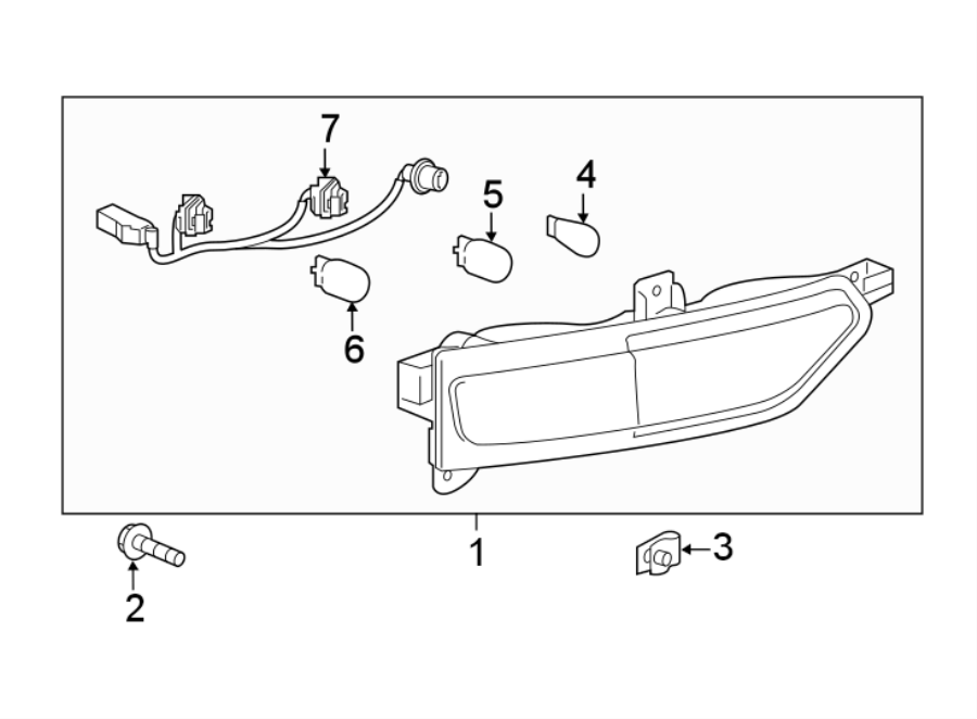 Diagram REAR LAMPS. TAIL LAMPS. for your 2005 Chevrolet Monte Carlo   