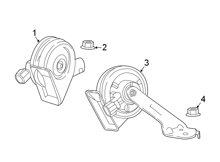 Diagram Horn. for your 2014 GMC Sierra 2500 HD 6.0L Vortec V8 CNG A/T RWD WT Standard Cab Pickup 