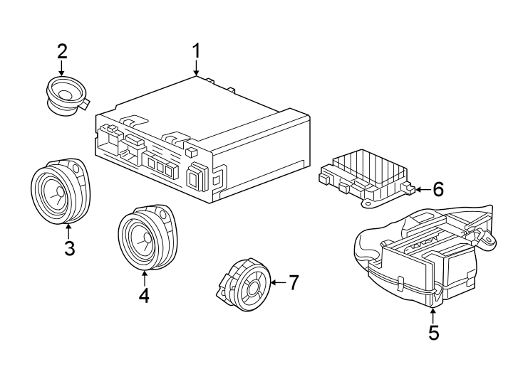 Diagram Instrument panel. Sound system. for your 2004 Buick Century   