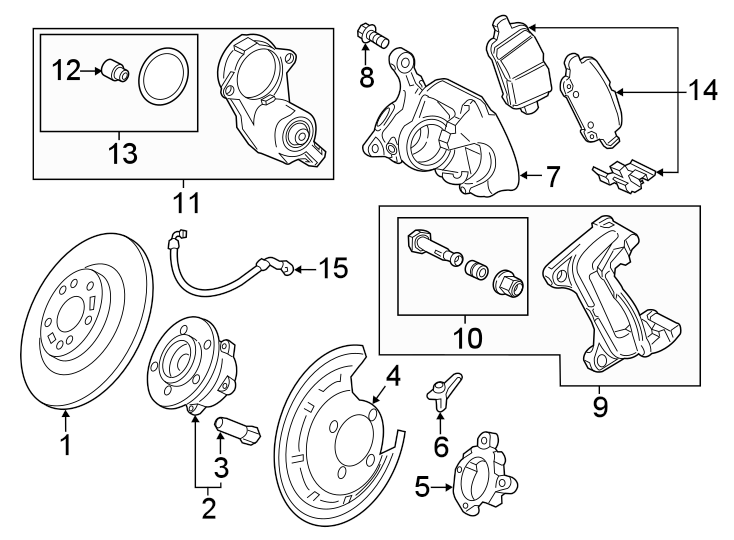 Diagram Rear suspension. Brake components. for your 1986 Chevrolet Camaro   