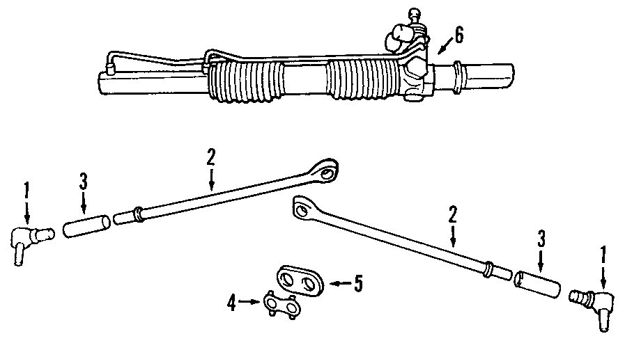 P/S PUMP & HOSES. STEERING GEAR & LINKAGE.