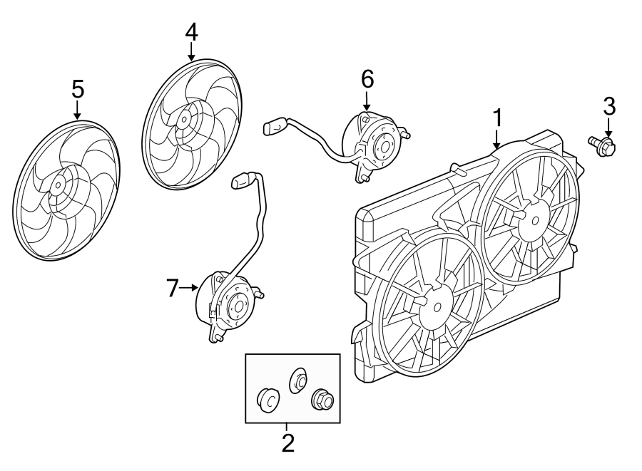 Diagram COOLING FAN. for your 1996 Buick Century   