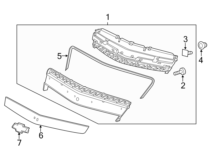 3HOOD & GRILLE. GRILLE & COMPONENTS.https://images.simplepart.com/images/parts/motor/fullsize/CV12110.png