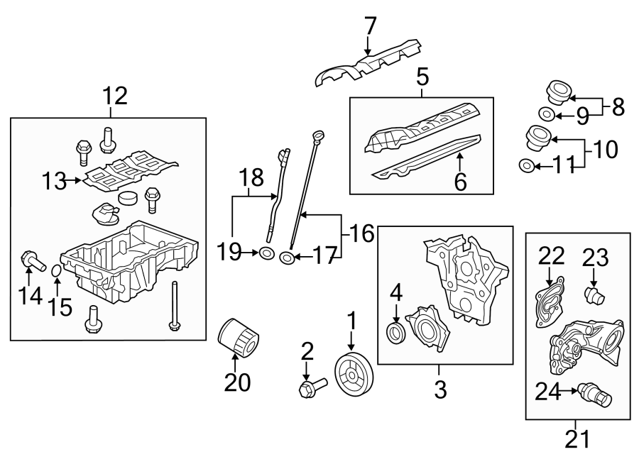 ENGINE / TRANSAXLE. ENGINE PARTS.