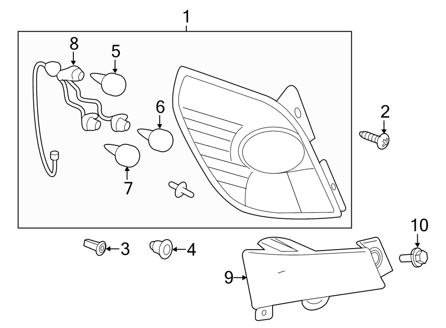 Diagram REAR LAMPS. TAIL LAMPS. for your 2019 Chevrolet Camaro   