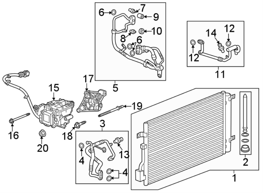 9AIR CONDITIONER & HEATER. COMPRESSOR & LINES. CONDENSER.https://images.simplepart.com/images/parts/motor/fullsize/CW13072.png