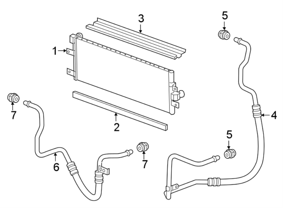 Diagram TRANS OIL COOLER. for your 2013 Chevrolet Equinox   