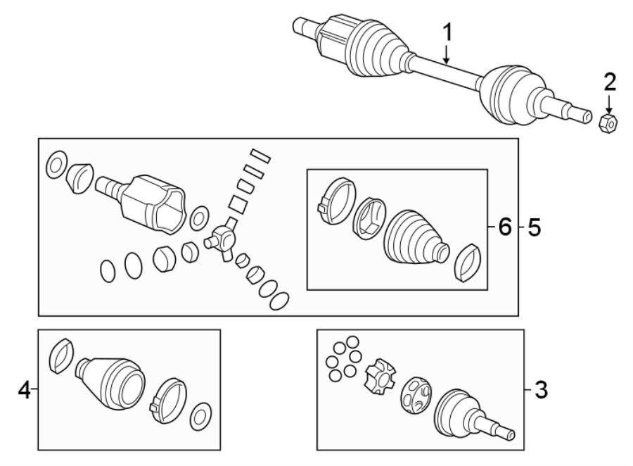 Diagram FRONT SUSPENSION. DRIVE AXLES. for your Chevrolet Spark  