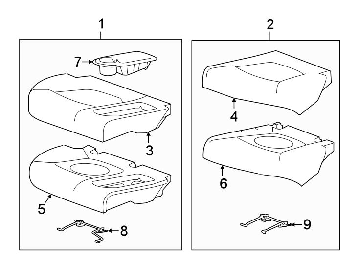 6Seats & tracks. Rear seat components.https://images.simplepart.com/images/parts/motor/fullsize/CW16360.png