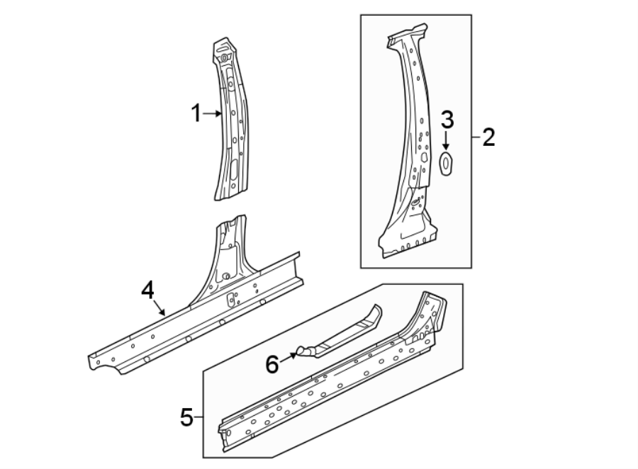 6PILLARS. ROCKER & FLOOR. CENTER PILLAR & ROCKER.https://images.simplepart.com/images/parts/motor/fullsize/CW16395.png