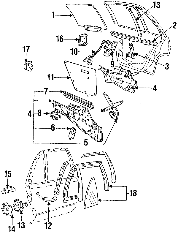 15REAR DOOR. GLASS & HARDWARE.https://images.simplepart.com/images/parts/motor/fullsize/DA90235.png