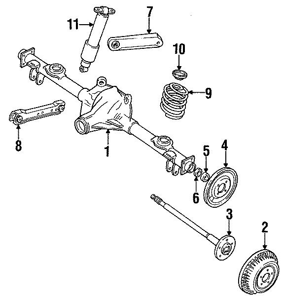 Diagram REAR SUSPENSION. REAR AXLE & SUSPENSION. for your 2016 Chevrolet Camaro  LT Coupe 