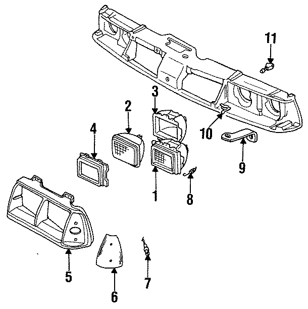 7FRONT LAMPS. HEADLAMP COMPONENTS.https://images.simplepart.com/images/parts/motor/fullsize/DB86030.png