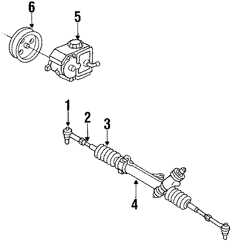 Diagram STEERING GEAR & LINKAGE. for your 2008 Cadillac Escalade EXT   