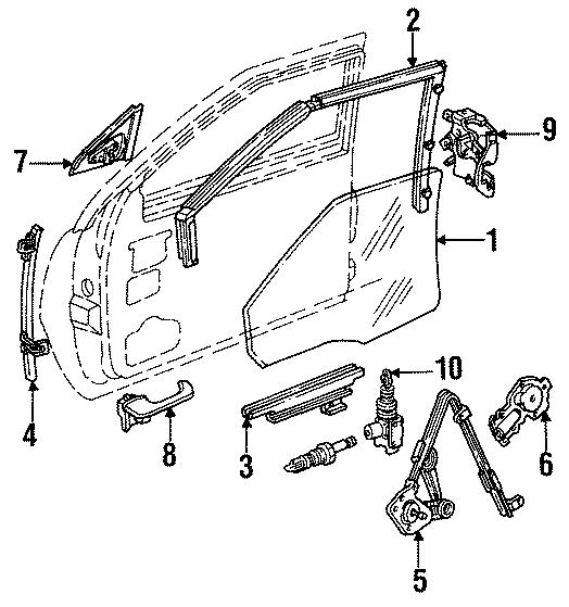 3FRONT DOOR. GLASS & HARDWARE.https://images.simplepart.com/images/parts/motor/fullsize/DB86150.png