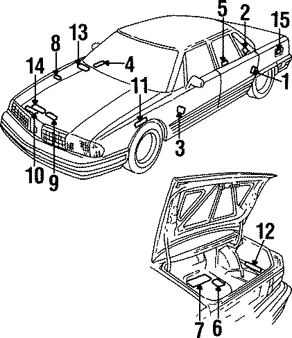 Diagram INFORMATION LABELS. for your 2013 Chevrolet Silverado   