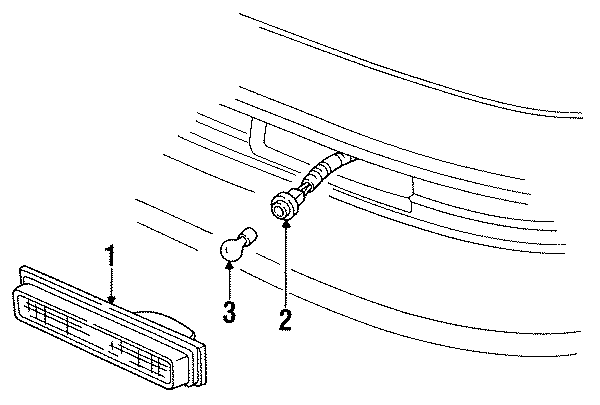 Diagram FRONT LAMPS. PARK LAMPS. for your 2005 Chevrolet Blazer   