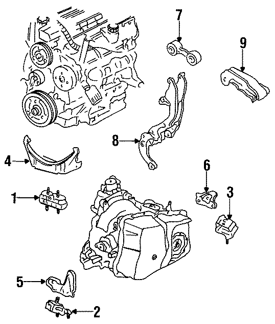 5ENGINE / TRANSAXLE. ENGINE & TRANS MOUNTING.https://images.simplepart.com/images/parts/motor/fullsize/DC1073.png