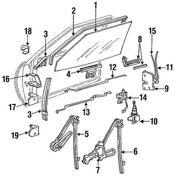 11FRONT DOOR. GLASS & HARDWARE.https://images.simplepart.com/images/parts/motor/fullsize/DC1126.png