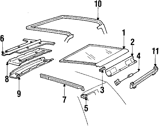 5ROOF & BACK GLASS. T-TOP ROOF.https://images.simplepart.com/images/parts/motor/fullsize/DC2122.png