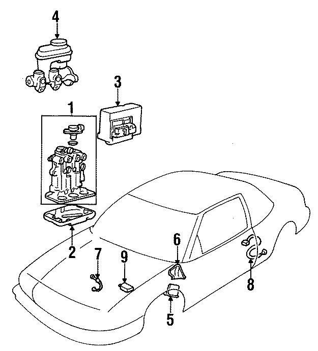 Diagram ELECTRICAL. ABS COMPONENTS. for your 2021 Chevrolet Spark  LS Hatchback 