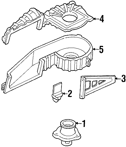 Diagram AIR CONDITIONER & HEATER. BLOWER MOTOR & FAN. for your 2005 Chevrolet Blazer   