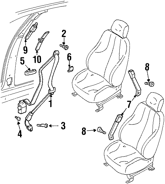 4RESTRAINT SYSTEMS. FRONT SEAT BELTS.https://images.simplepart.com/images/parts/motor/fullsize/DC97325.png