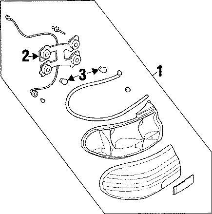 REAR LAMPS. TAIL LAMPS. Diagram