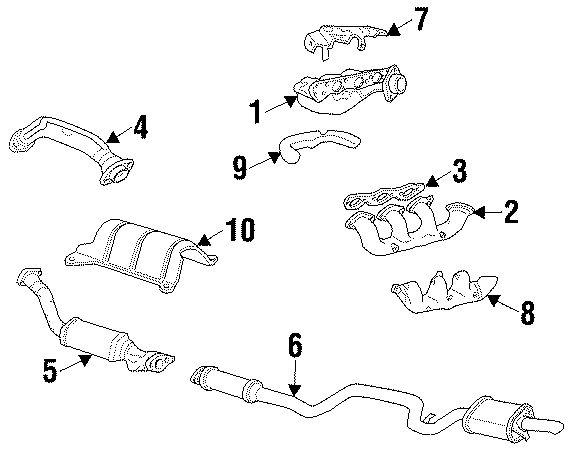 10EXHAUST SYSTEM. EXHAUST COMPONENTS.https://images.simplepart.com/images/parts/motor/fullsize/DC98145.png