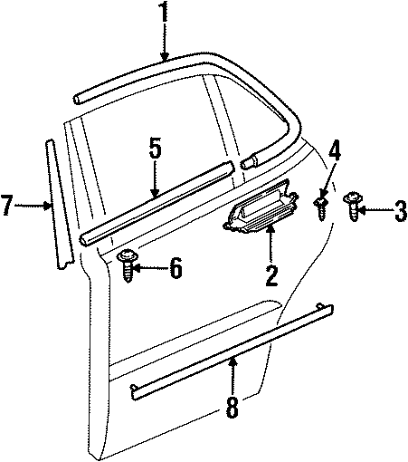 6REAR DOOR. EXTERIOR TRIM.https://images.simplepart.com/images/parts/motor/fullsize/DC98885.png