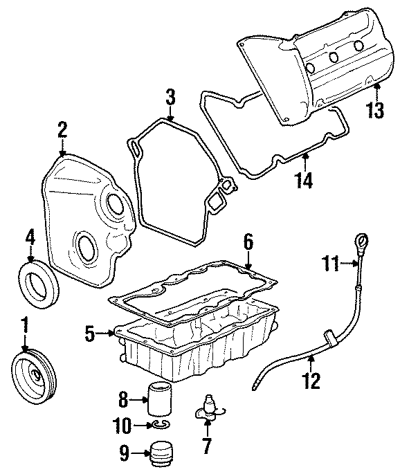 Diagram ENGINE / TRANSAXLE. ENGINE PARTS. for your 2005 Chevrolet Corvette   