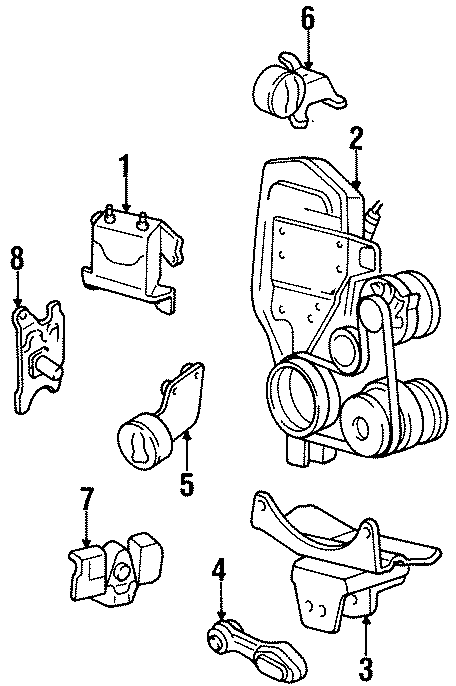 8ENGINE / TRANSAXLE. ENGINE & TRANS MOUNTING.https://images.simplepart.com/images/parts/motor/fullsize/DG92116.png