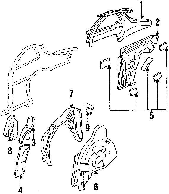 9QUARTER PANEL. INNER STRUCTURE.https://images.simplepart.com/images/parts/motor/fullsize/DG92305.png