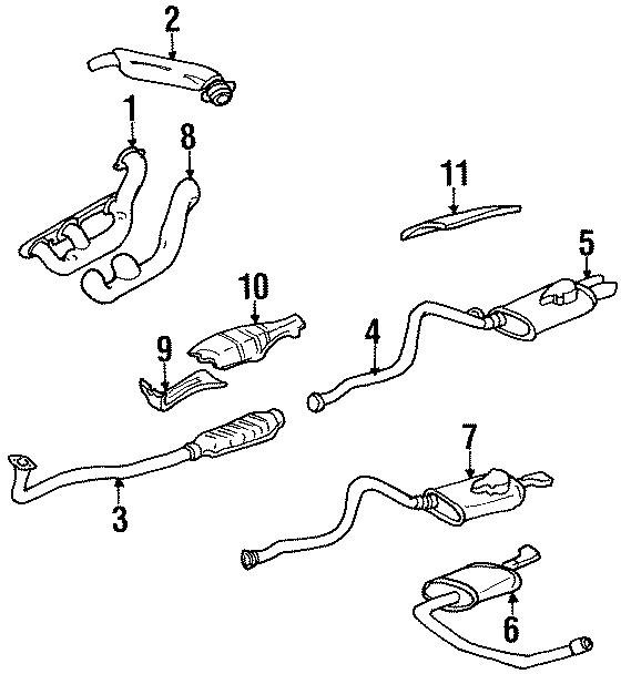 1EXHAUST SYSTEM. EXHAUST COMPONENTS.https://images.simplepart.com/images/parts/motor/fullsize/DG92590.png