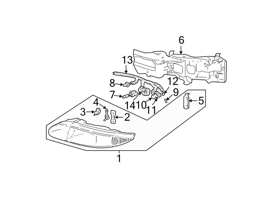 14FRONT LAMPS. HEADLAMP COMPONENTS.https://images.simplepart.com/images/parts/motor/fullsize/DG99020.png