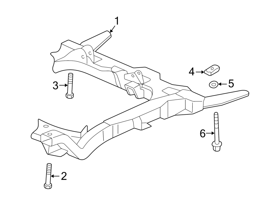 Diagram FRONT SUSPENSION. SUSPENSION MOUNTING. for your 2019 GMC Sierra 2500 HD  Denali Crew Cab Pickup Fleetside 